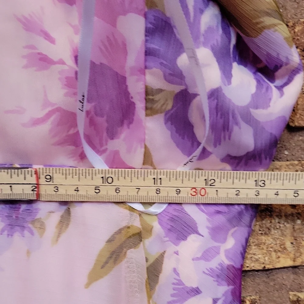 Lulus Romantic Marvel Floral Print Halter Neck Maxi Dress Size XL NWT - Picture 8 of 12